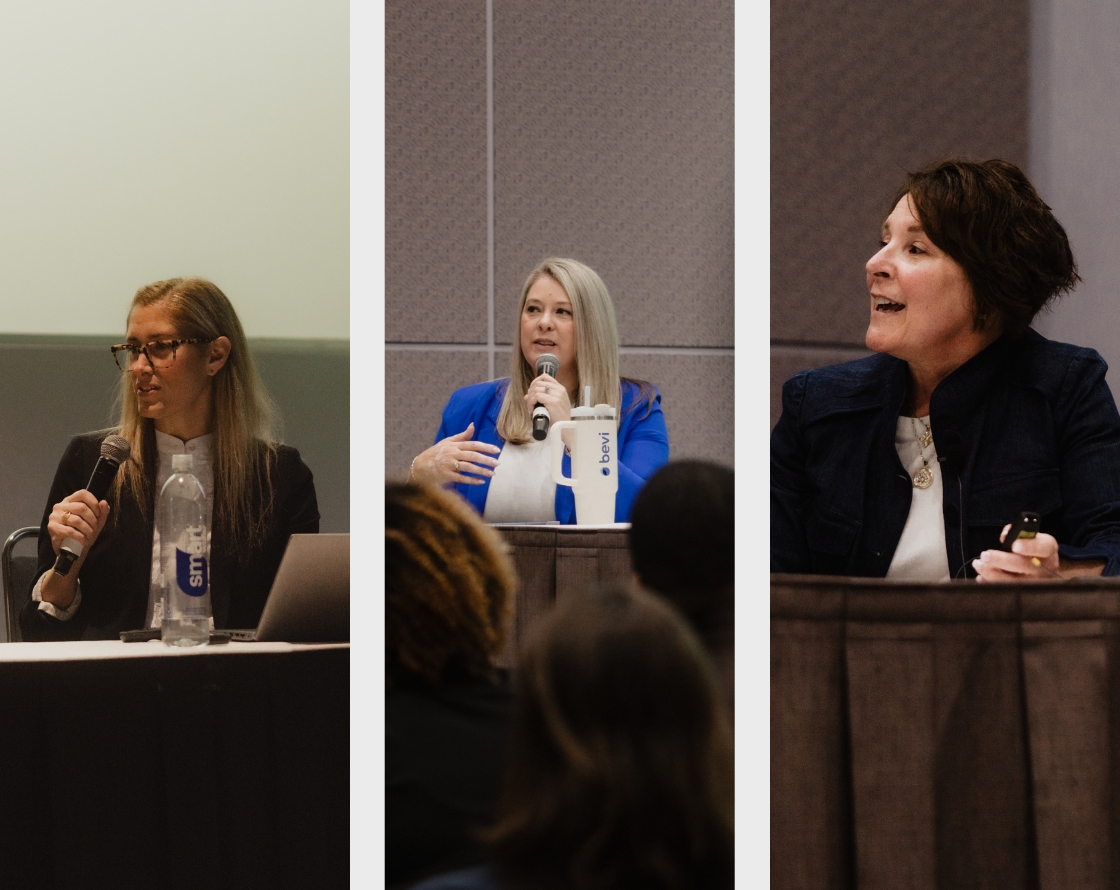 Aramark Refreshments team speaking on a panel at NAMA 2026.